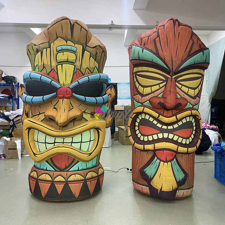 Custom Giant Inflatable Tiki Stump Air Inflation Column for event