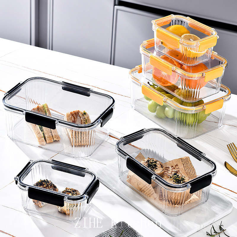 Dustproof Food Organizer Frozen Sealed Fruit & Vegetable Dumpling Box with Lid