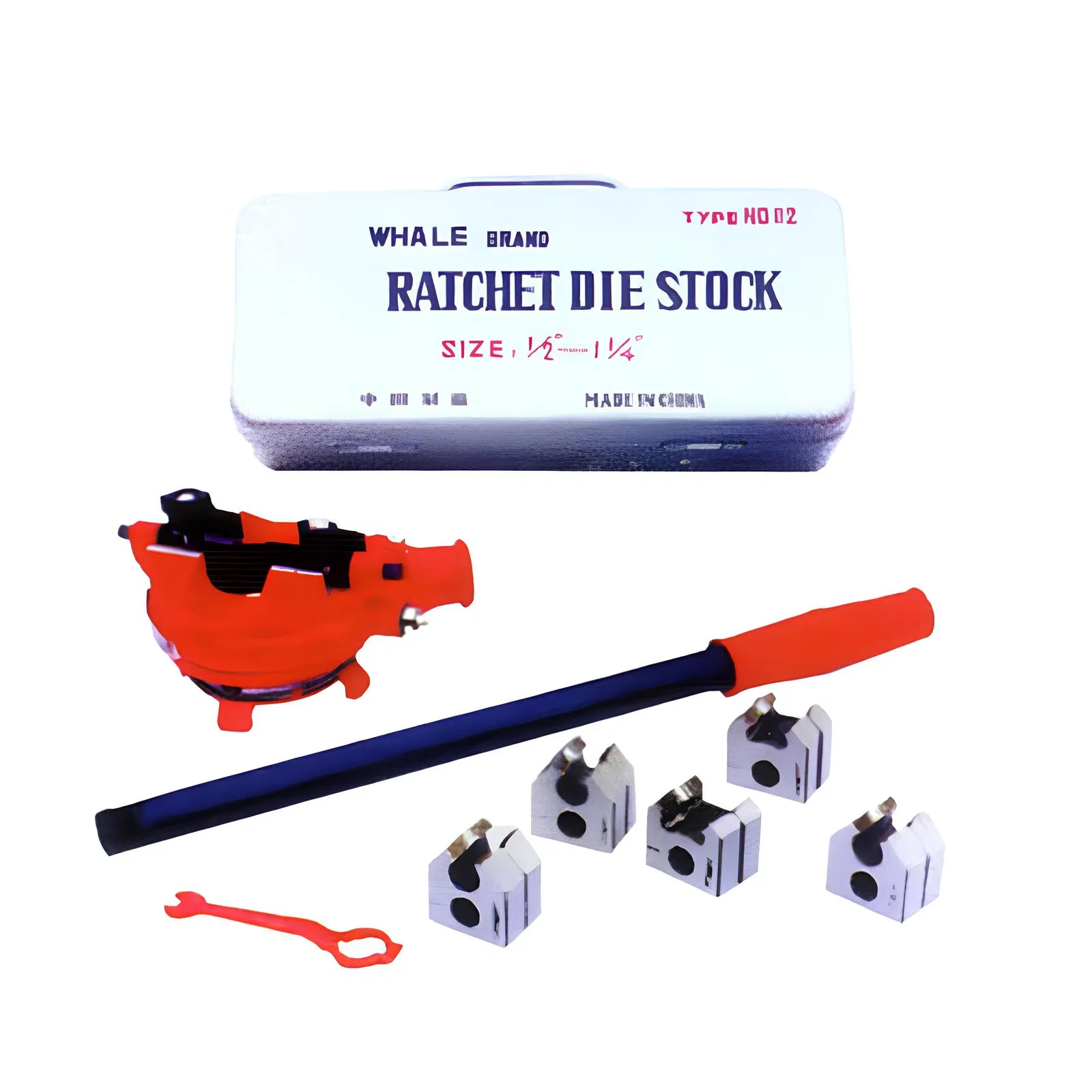 Набор метчиков и плашек Hautine Type 112, 60 предметов