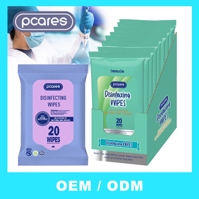 Eco-Friendly Customizable Solutions Sanitizer Disinfectant Cleaning Wet Wipes for Wipes Manufacturer