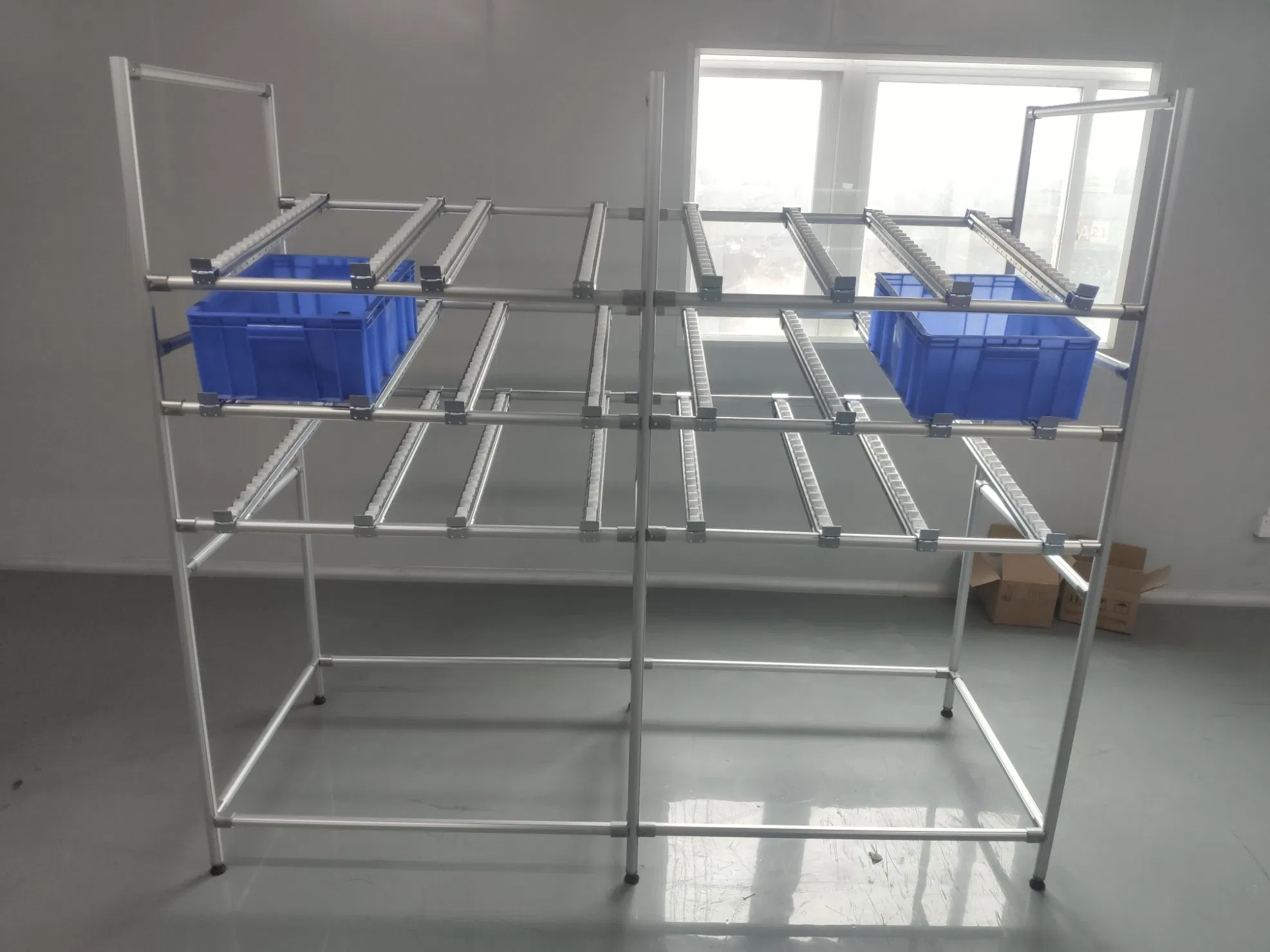 Aluminum Tube Lean Profiles Pipe Extrusion 28mm Alloy Pipe for Flow Rack