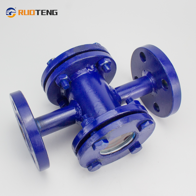 [Ruoteng] Wcb Machinability Customized Flange Circular Tempered Safety Sight Glass Disc