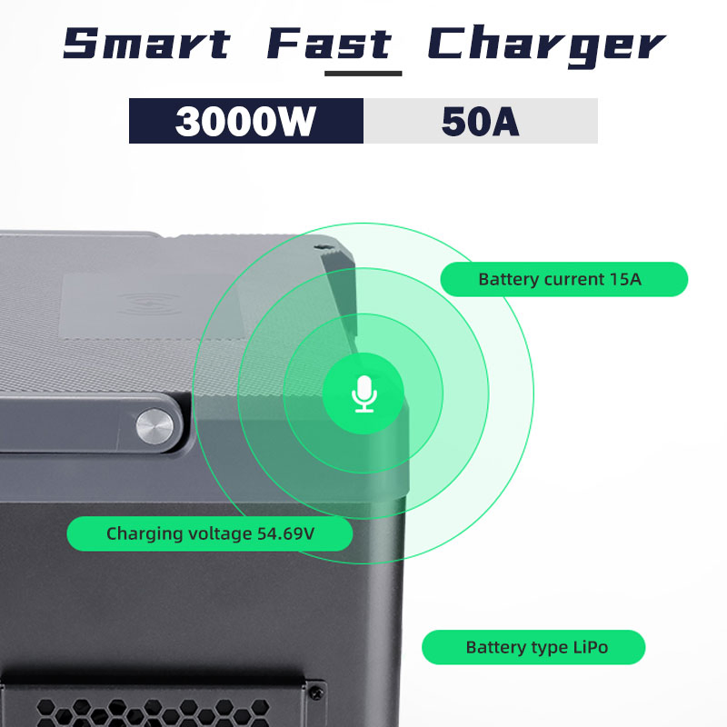 3000W 50A Drone Battery Charger for 14s 16s 18s Uav Lipo Lihv Smart Battery Charing