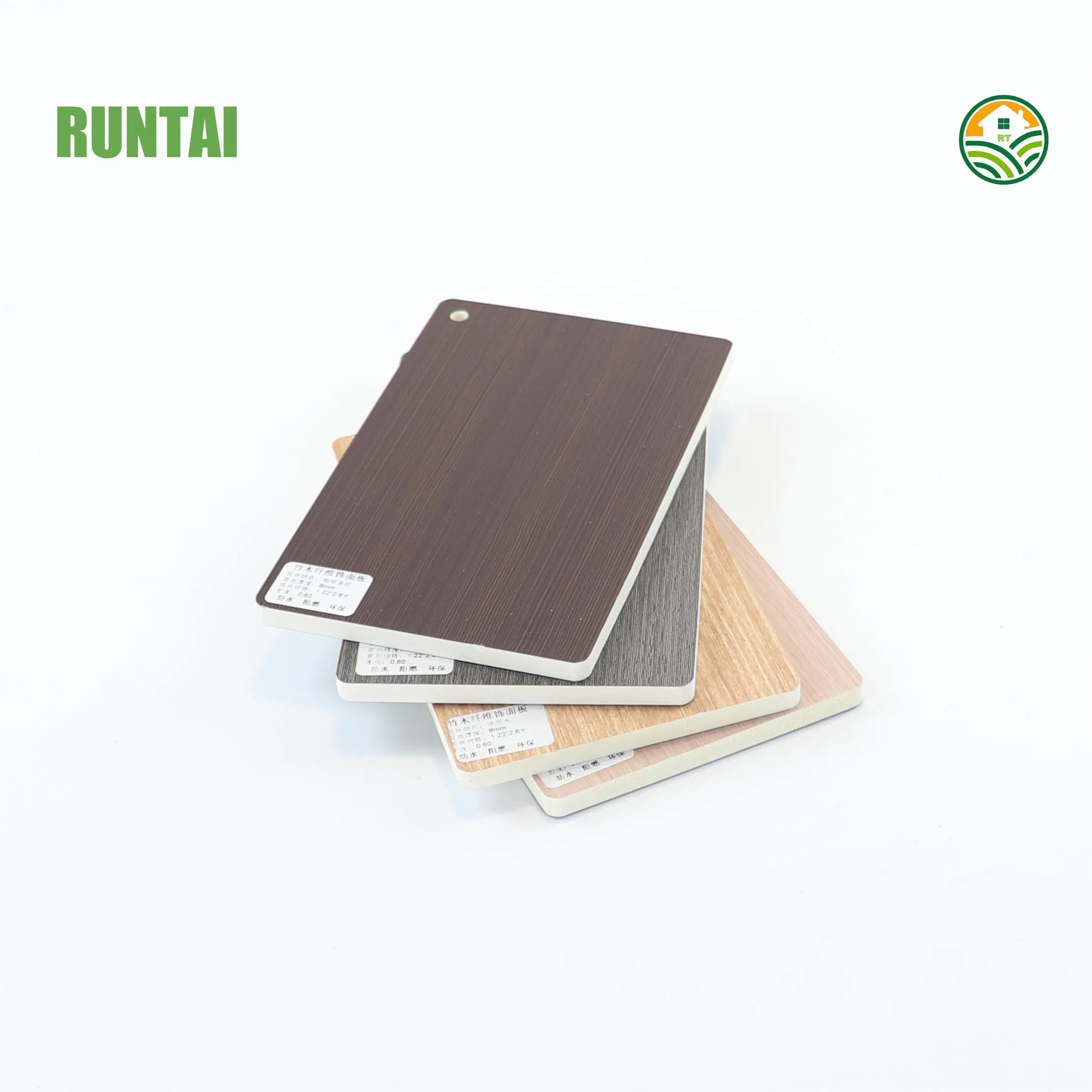 Bamboo Charcoal Board Wooden Grain PVC Marble Sheet for Decoration Wall panel
