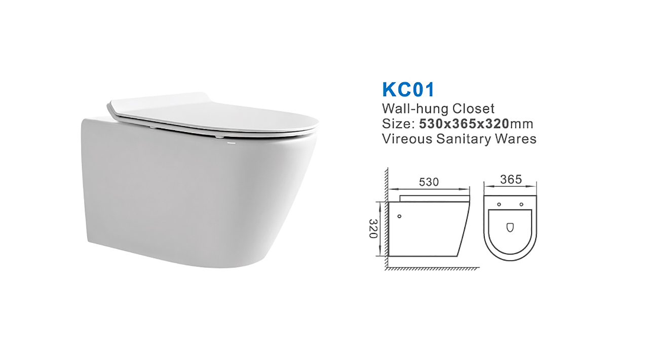Hot-Sellingbathroom Toilet Wc Sanitary Ware P Trap Dual Flush Toilet with Hidden Tank
