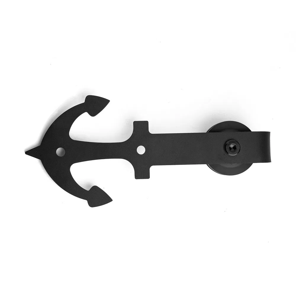 Single Door Kit Sliding Barn Door Hardware for Interior and Exterior Use