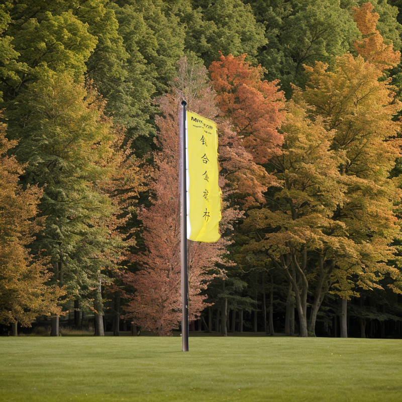 Conic Aluminum Banner Mast with Powder Coating