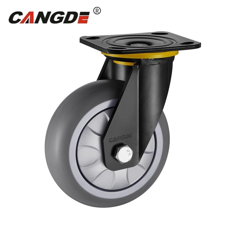 4/5/6/8 Inches Heavy Duty Castors Industrial Trolley TPR/Rubber Wheel Casters Price