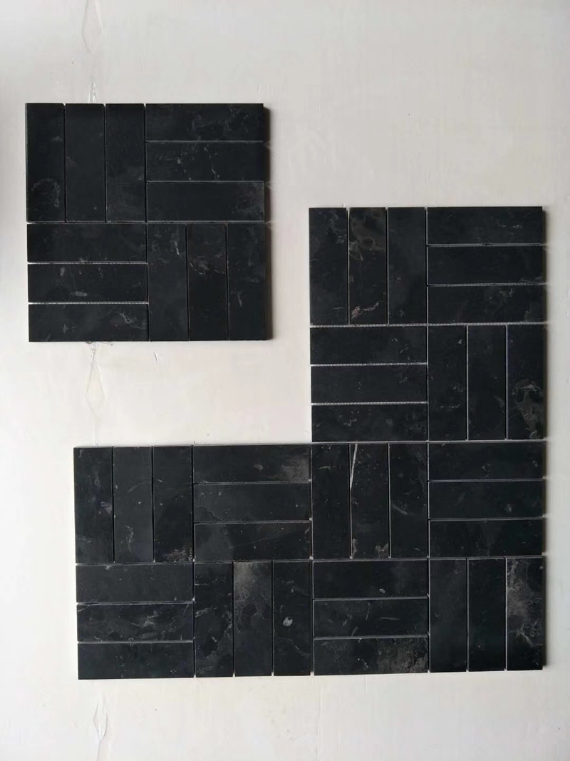 Natural Brushed Black Limestone for Garden / Swimming Pool / Floor Tile