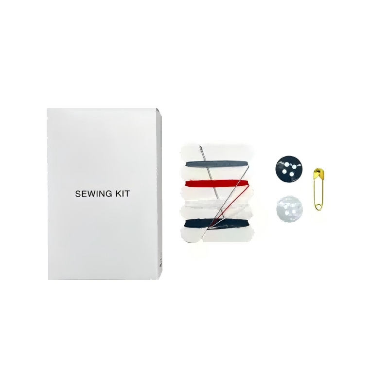 Hotel Supplies Custom Portable Travel 4 Colors Disposable Mini Sewing Kit