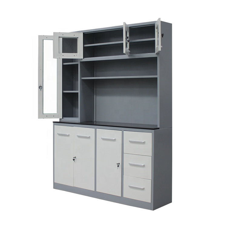 Шкаф кухонный металлический с ящиками на заказ