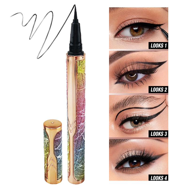 OEM Rainbow Eyeliner Waterproof Oil Fast Dry Eyeliner Makeup