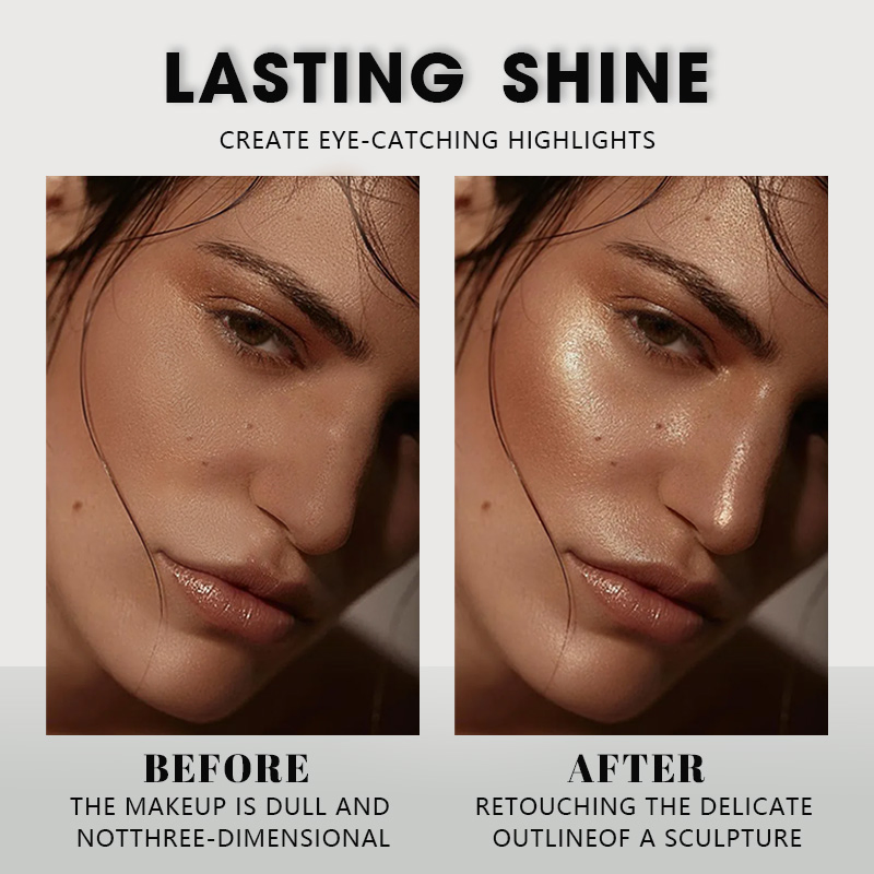 Beauty Cosmetics Five-Color Shimmer Oil Nature Moisturizing Long-Lasting Gloss Oil