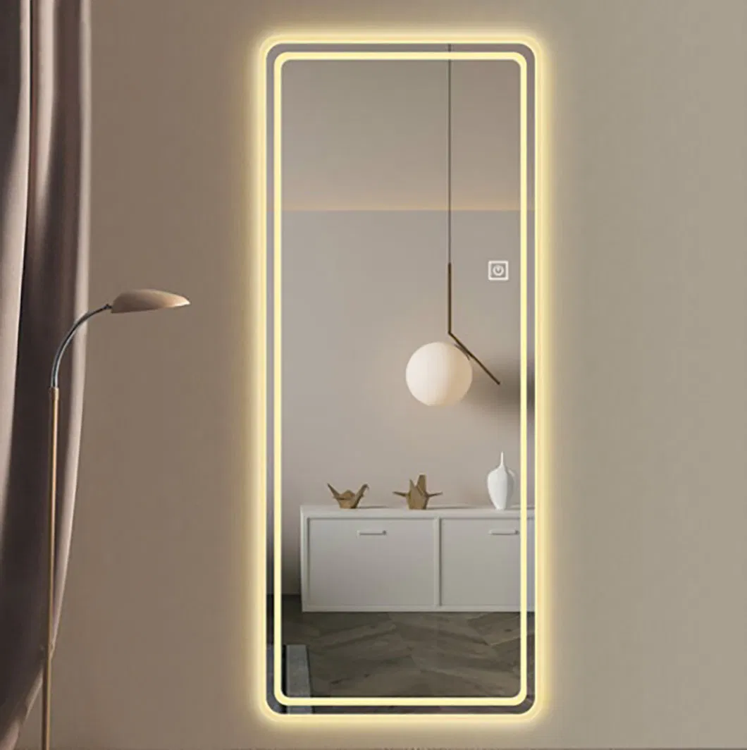 Hot Sale Hotel Luminous Lighting Bathroom Anti-Fog Smart LED Mirror