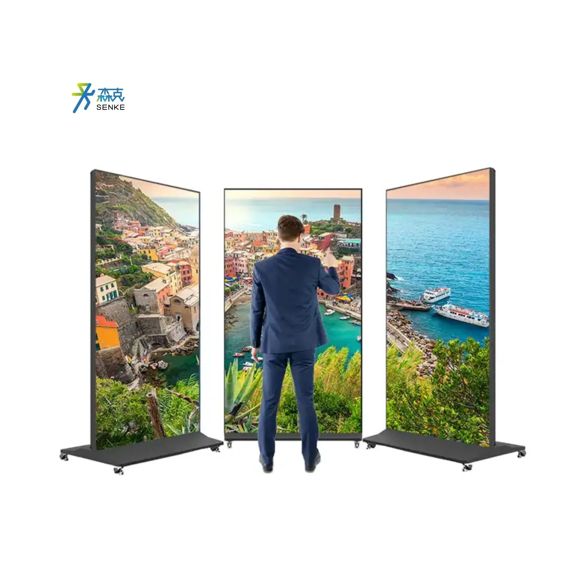 Outdoor 4K LED Screen Digital Signage Advertising Display Panel Kiosk