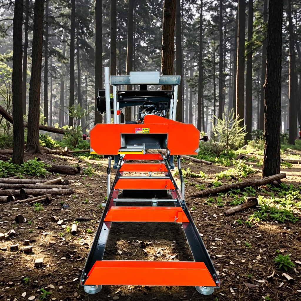 Ленточная пила по дереву портативная горизонтальная 31 дюйм бензиновая электрическая