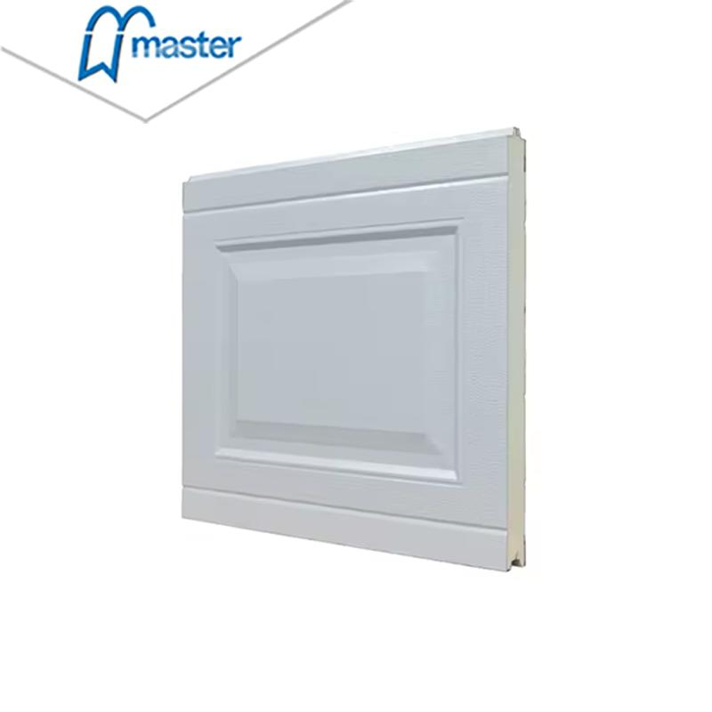 PU Foamed Finger Protection Sectional Sandwich Galvanized Garage Panel Insulated Garage Door Panel