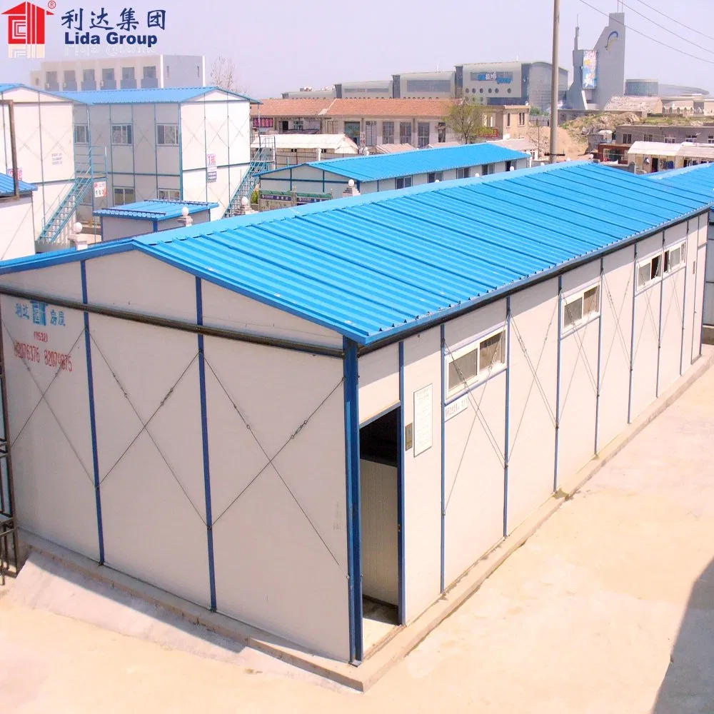 Low Cost Prefabricated Steel Structure Building Fast Assembling Worker Dormitory
