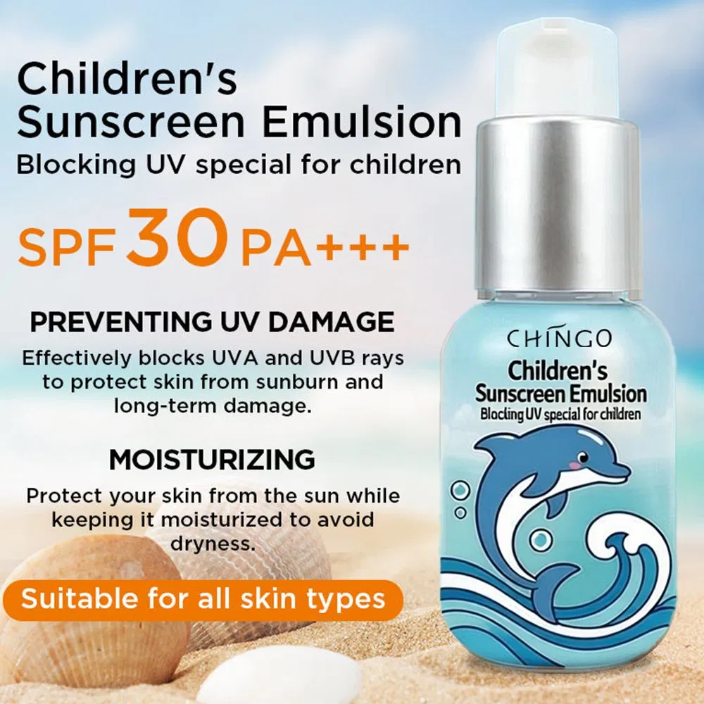 Children Sun UV Protection All Natural Skin Moisturizing Non-Greasy Baby Sunscreen