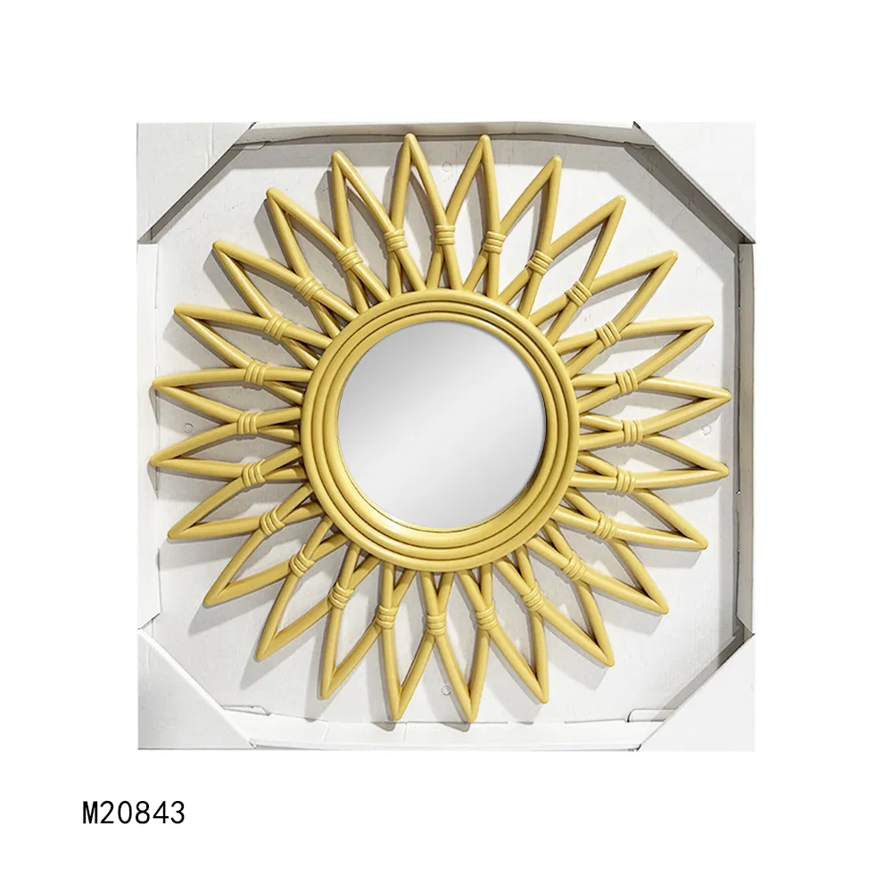 Sunflower Injection Wall Mirror for Home Wall Deco