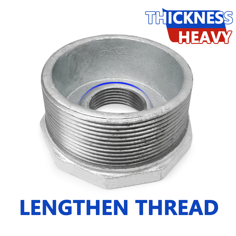 Factory Pipe Fittings Hot DIP Galvanized Thread Bushing for Pipeline Connection System