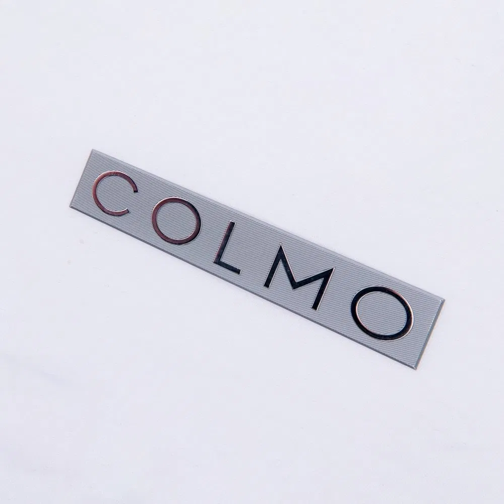 Custom Corrosion Resistant Features Aluminum Metal Nameplate Advertising Words Label Tag Logo