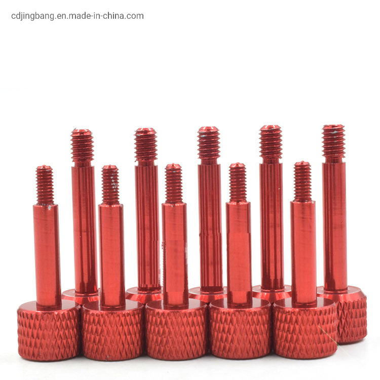 Винты с накаткой M3 M4 алюминиевые анодированные