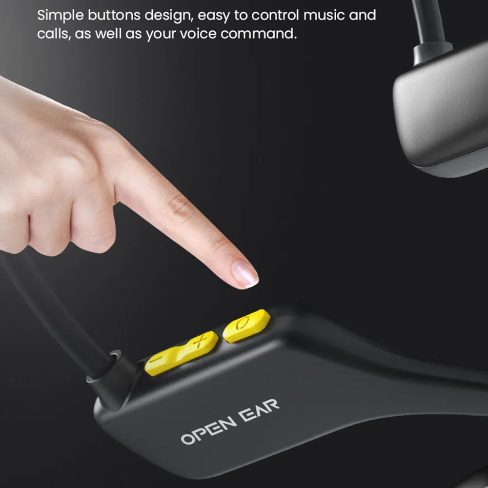 Openear Bone X2 IP68 Waterproof Bone Conduction Bluetooth-Compatible Headphones with 8g Memory for Swimming - Blue