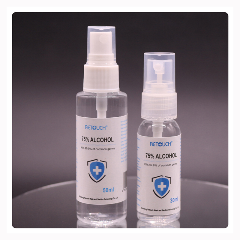 Waterless Pocket Anti Bacterial Spray Alcohol 75% Instant Hand Sanitizer