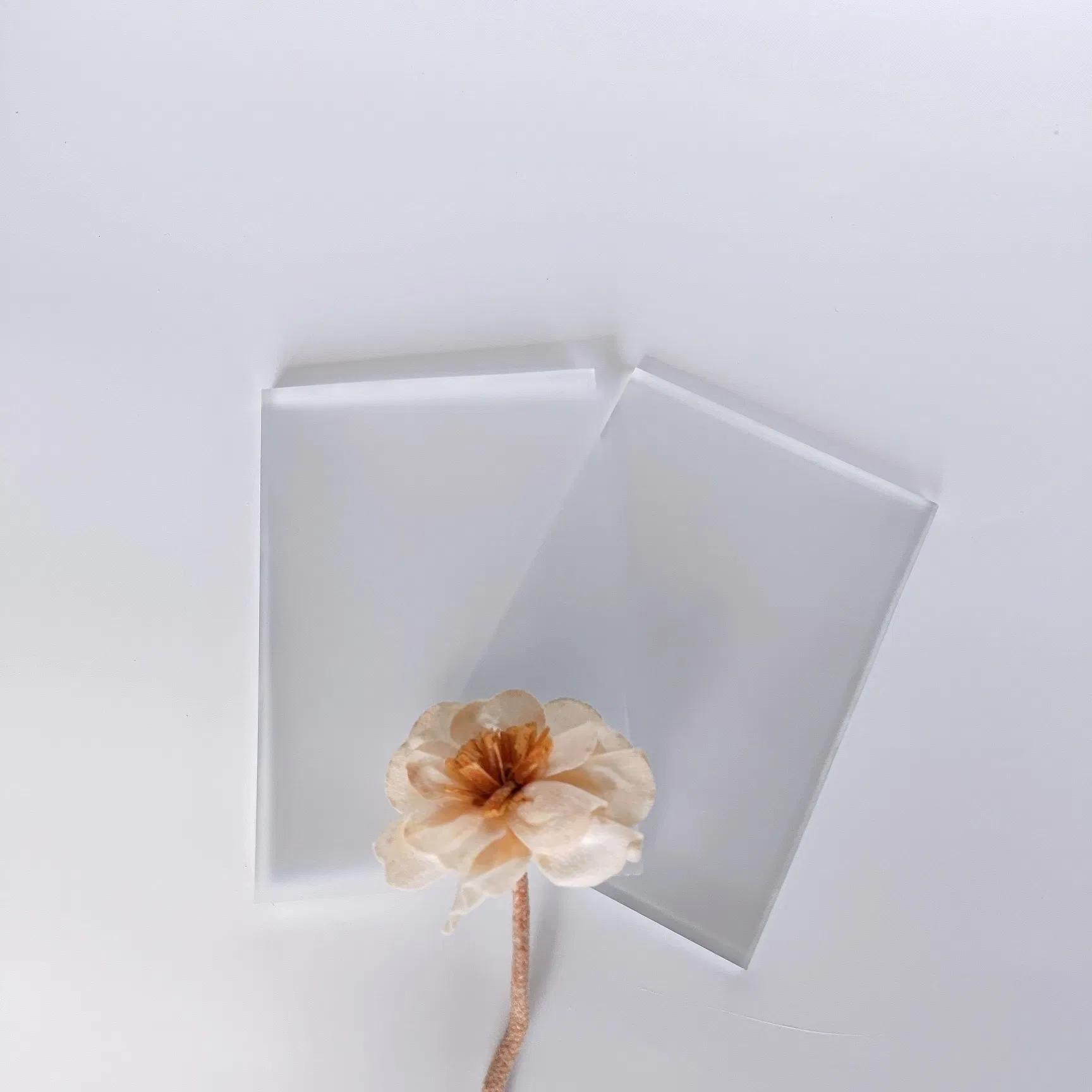 Ultra Clear/Clear Acid Etched Moru Figured Glass/Decorative Glass for Building