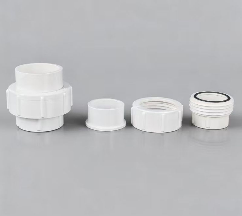 Customized PVC Union for Water Supply AS/NZS 1477 UPVC Union Pressure Pipe Fittings Manufacturer