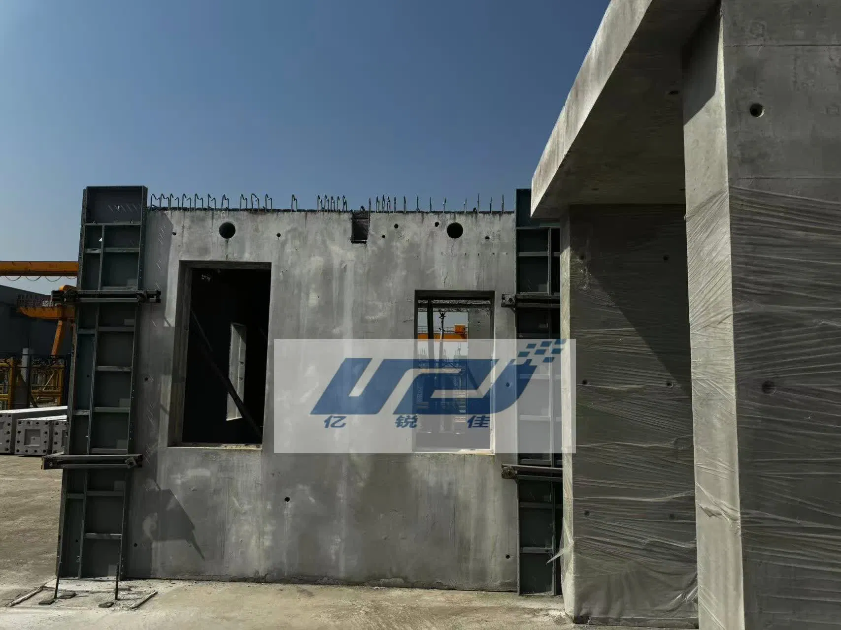 High-Strength Cement Precast Wall Panels for Rapid House Enclosure Precast Concrete Panel