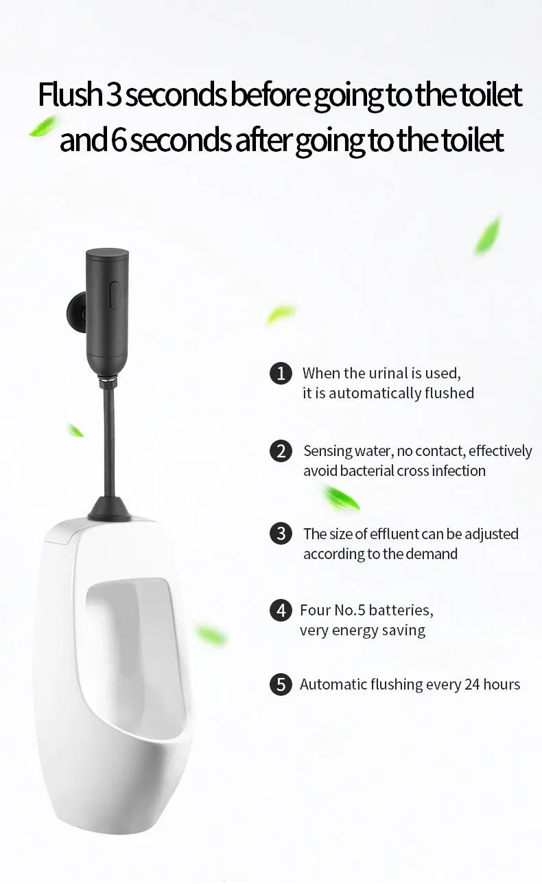 Smart Induction Flush Waterproof Brass Automatic Urinal Flusher Automatic Infrared Urinal Sensor Flusher