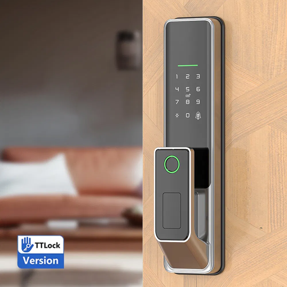 Premium Quality G1 Smart Push Pull Fingerprint Lock Electronic Biometric Digital Door Lock for Home