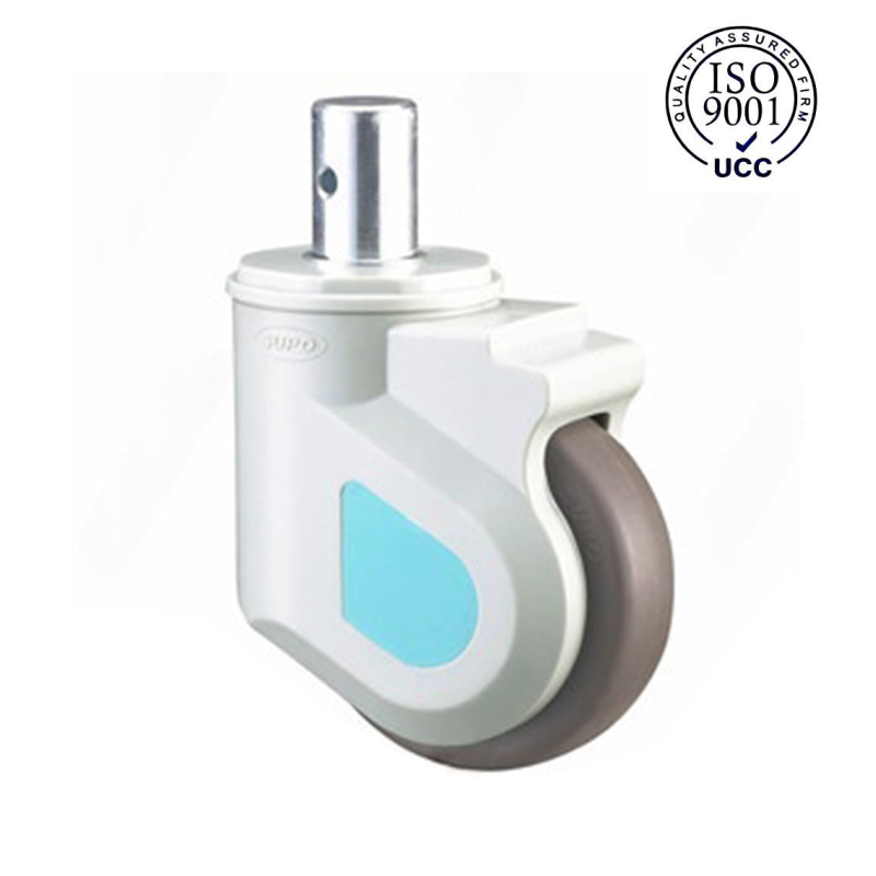 Customizable Threaded Stem Double Brake Swivel Stable Medical Chairs & Beds Caster