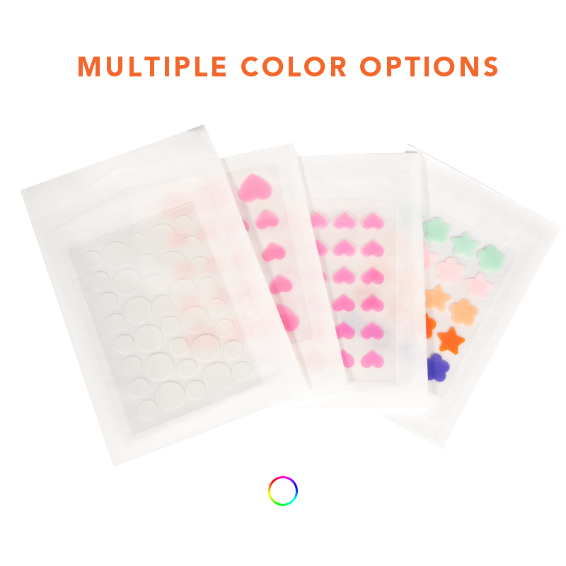 Private Label Pure Natural Acne Pimple Patches with Tea Tree Salicylic Acid Pore Shrinking Acne Patches for Face