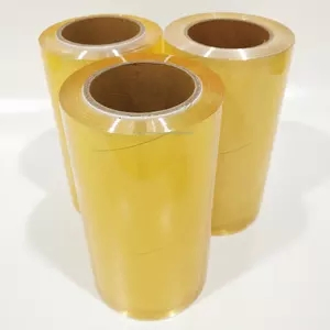 Food Wrap Transparent Plastic Stretch PVC Cling Film 10mic PVC Food Pack Film