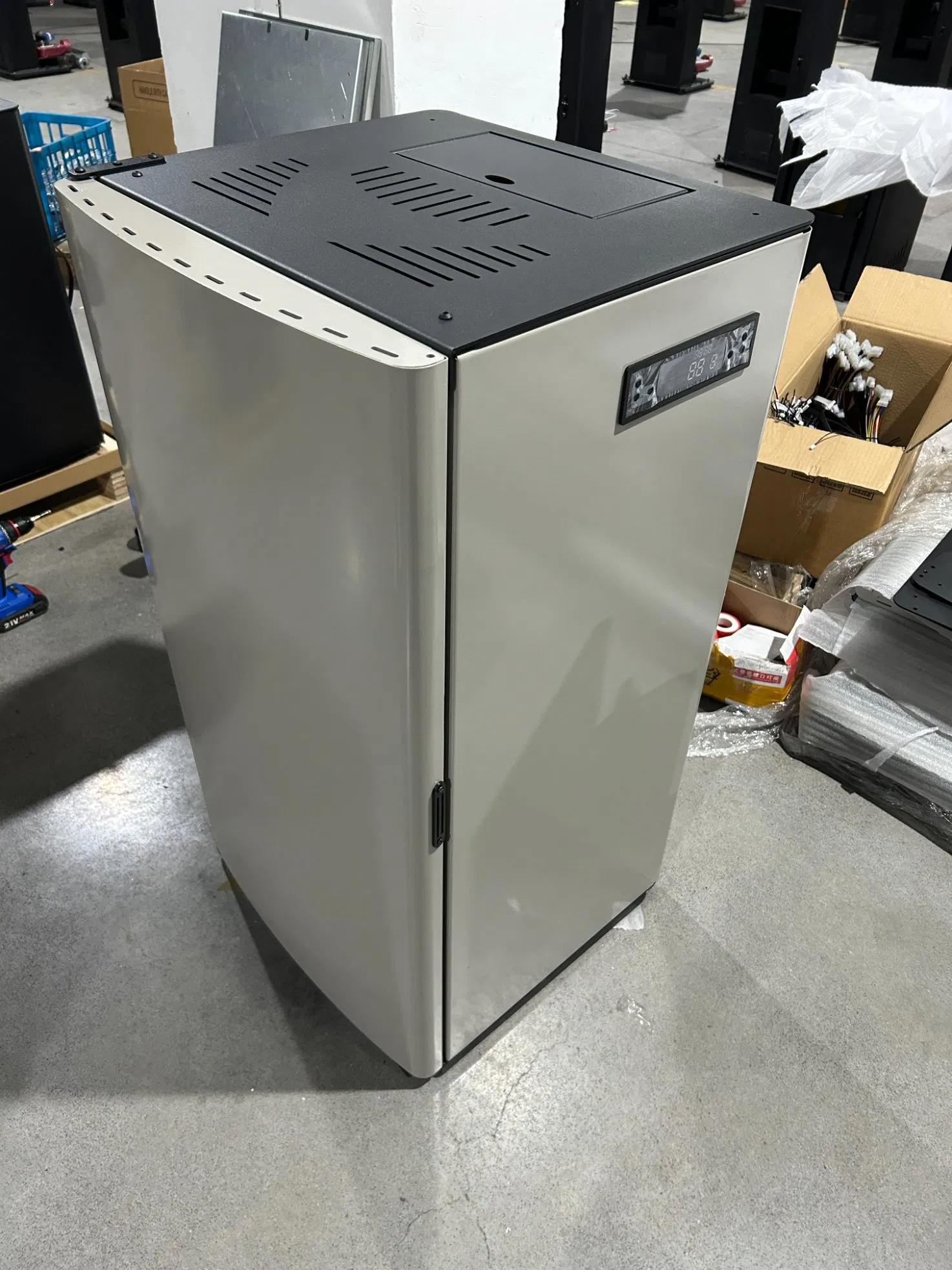 Домашняя печь на пеллетах с термостатом и пультом