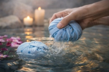 Factory Wholesale Blue Decorative Oil Absorbing SPA Balls