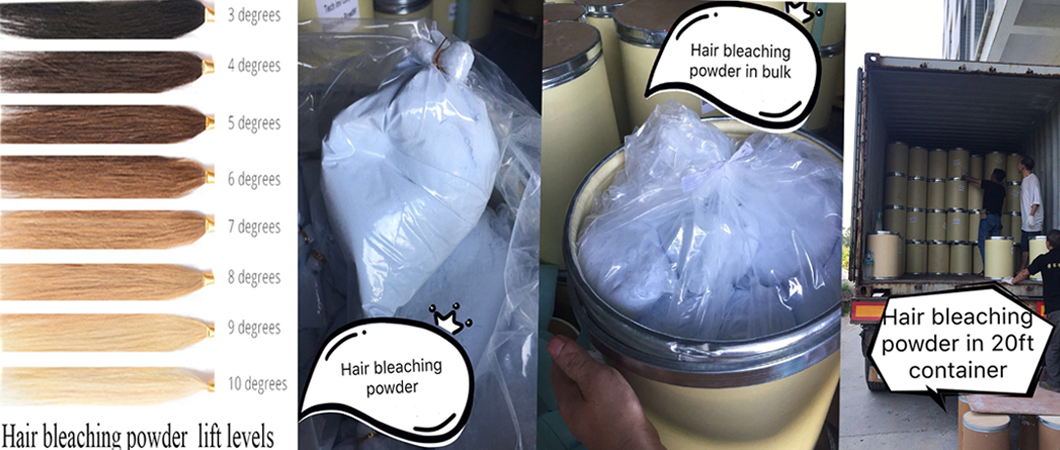 Factory Price Professional Blue Color Best Quality Dust Free Hair Bleaching Powder