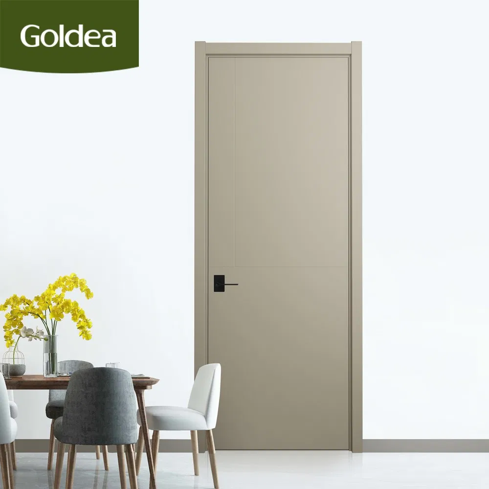 Solid Wood Core Entry Door - Durable Flush Design