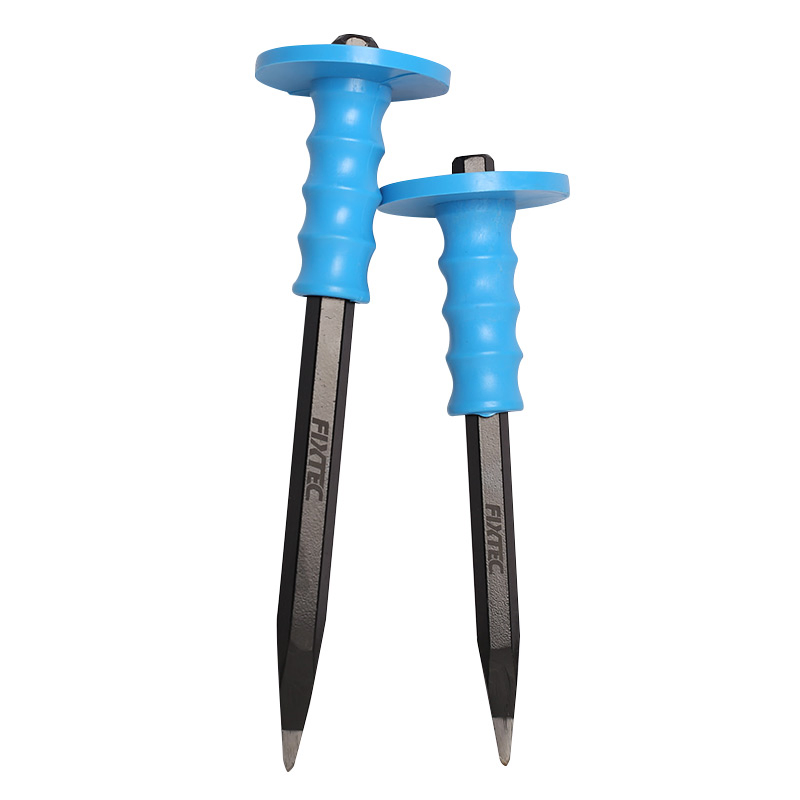 Fixtec Carbon Steel HRC48-52 Cold Point Wood Breaker Chisel with Powder Coated