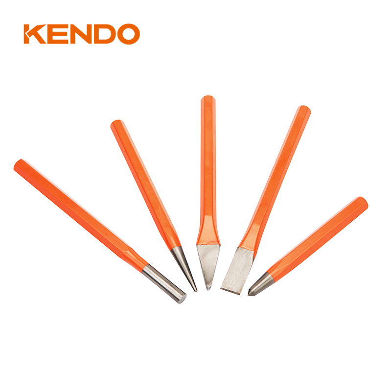 Набор пробойников и долот Kendo 5PC, антикоррозийное покрытие