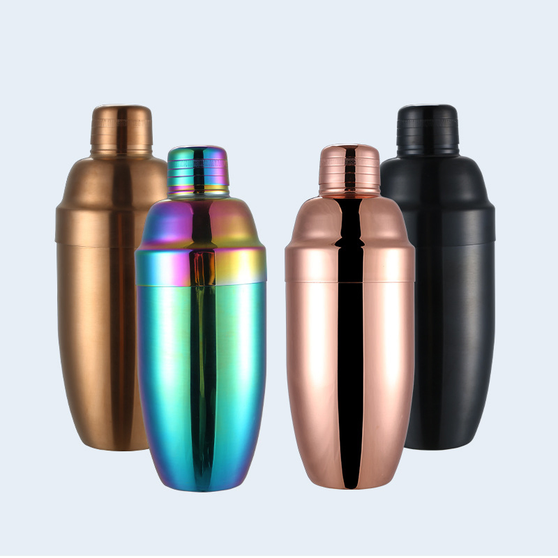 Шейкер для коктейлей 28 унций, нержавеющая сталь, розовое золото