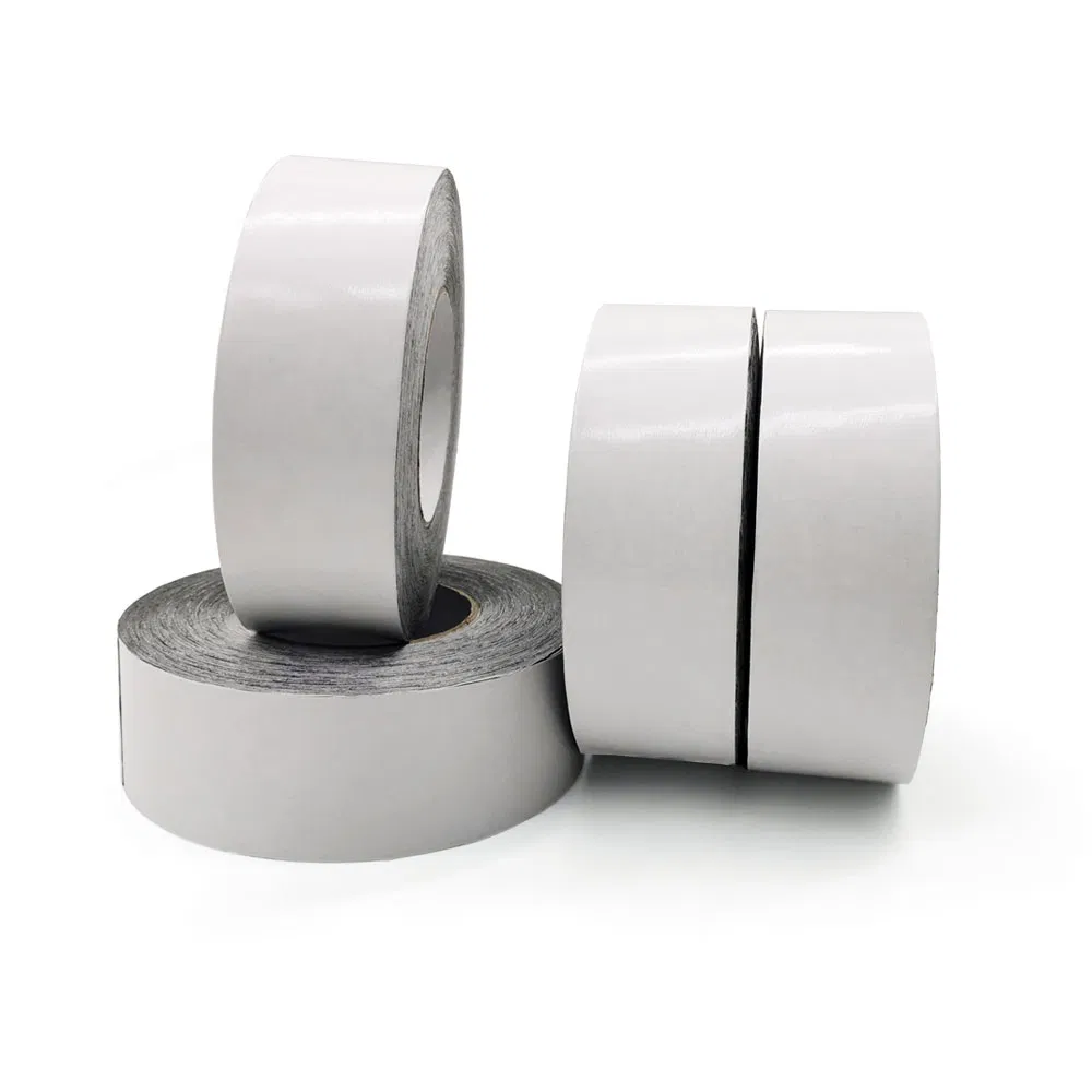 Rubber Flying Splice Tape Jumbo Roll Double Side Adhesive Tissue Tape