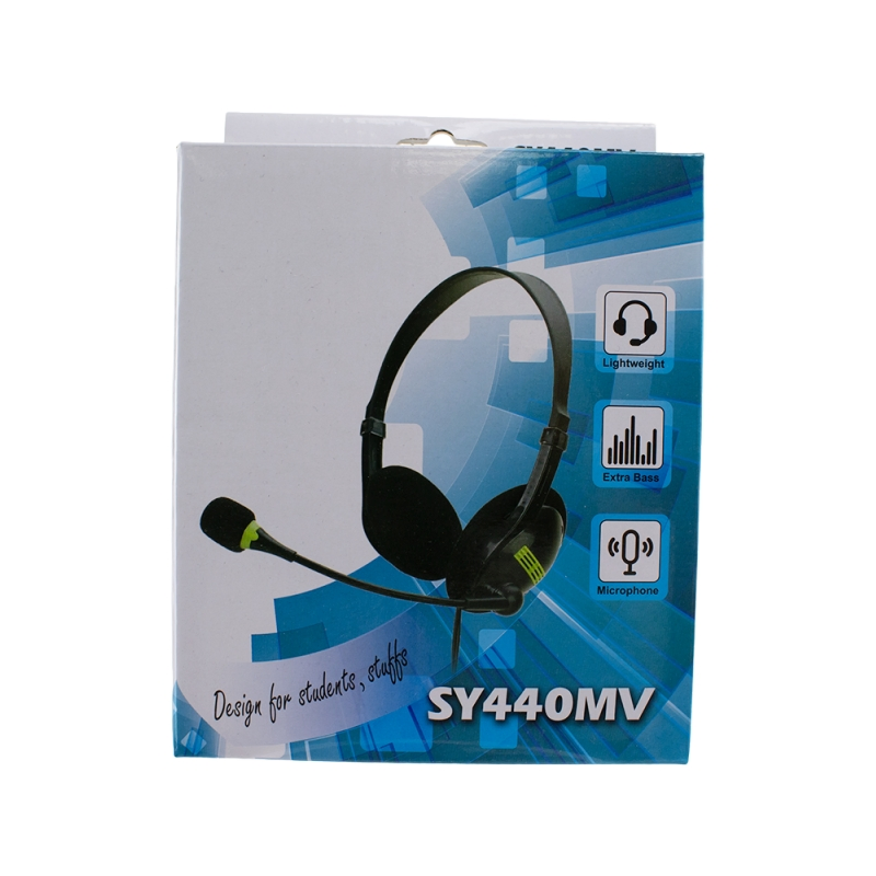Игровая гарнитура SY440MV с шумоподавлением и микрофоном