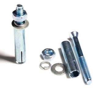 Анкерный болт клиновой с цинковым покрытием