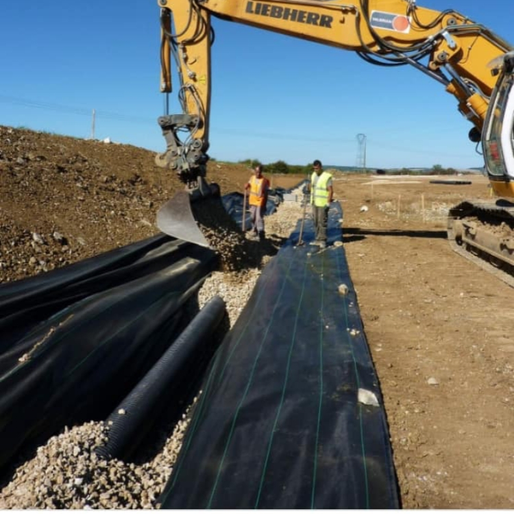 Black Color PP Woven Weed Mat Weed Barrier Fabric with Customized Size for Garden Lawns and Nursery