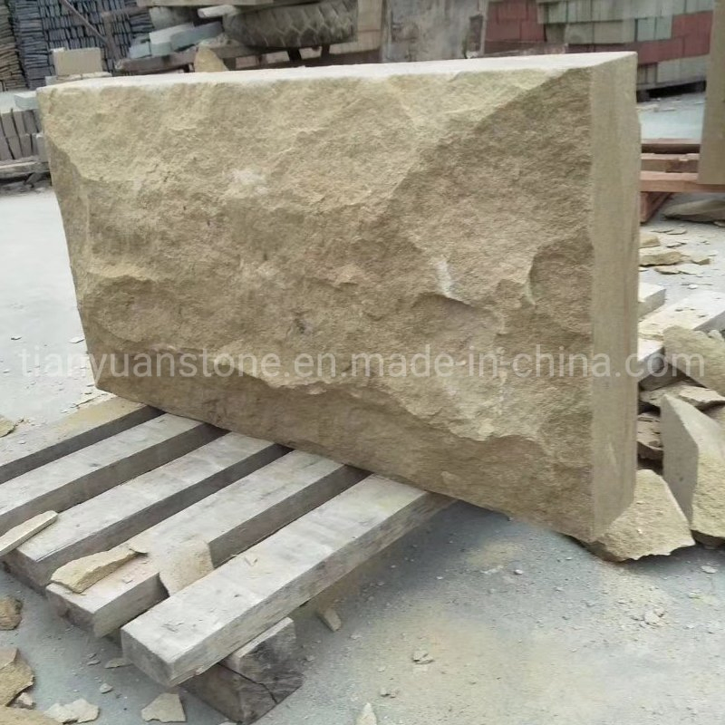 Exterior Wall Cladding Light Beige Yellow Sandstone