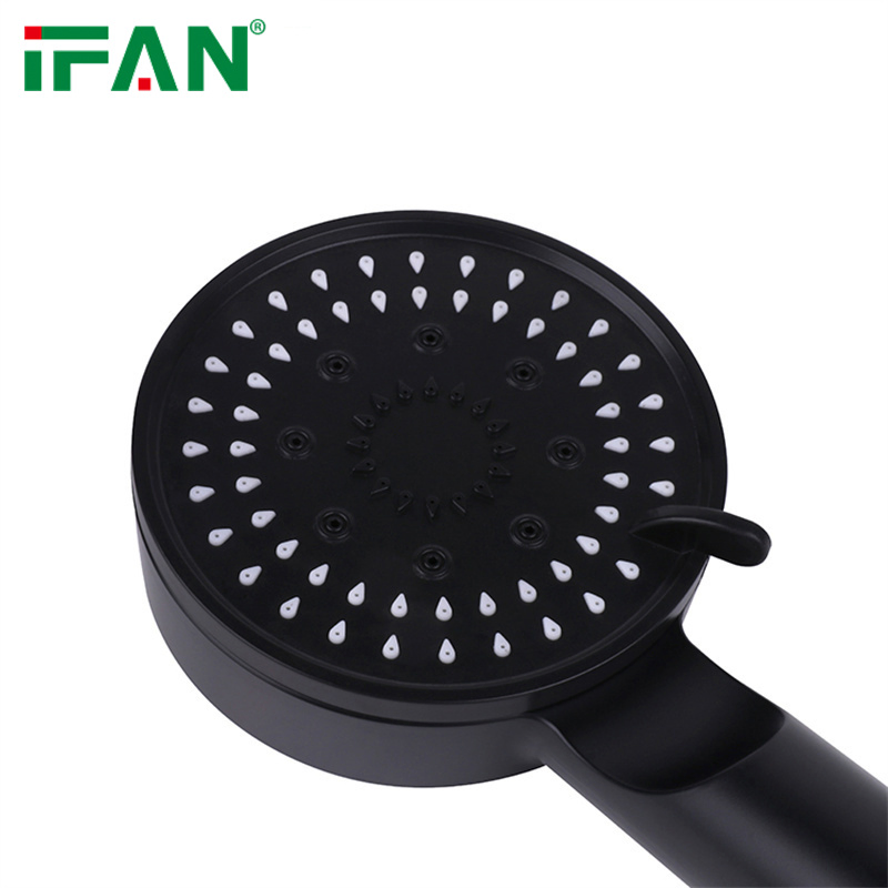 Ifan Bathroom Accessories 3-5 Function ABS Rain Plastic Shower Heads Shower Head Set